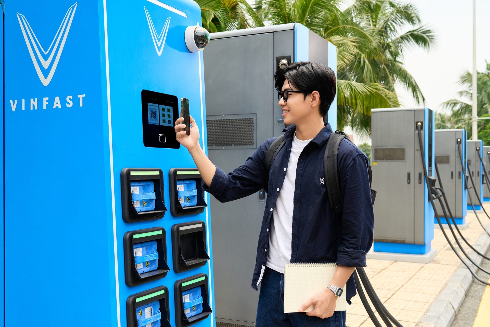 Tủ đổi pin xe máy điệnđiện