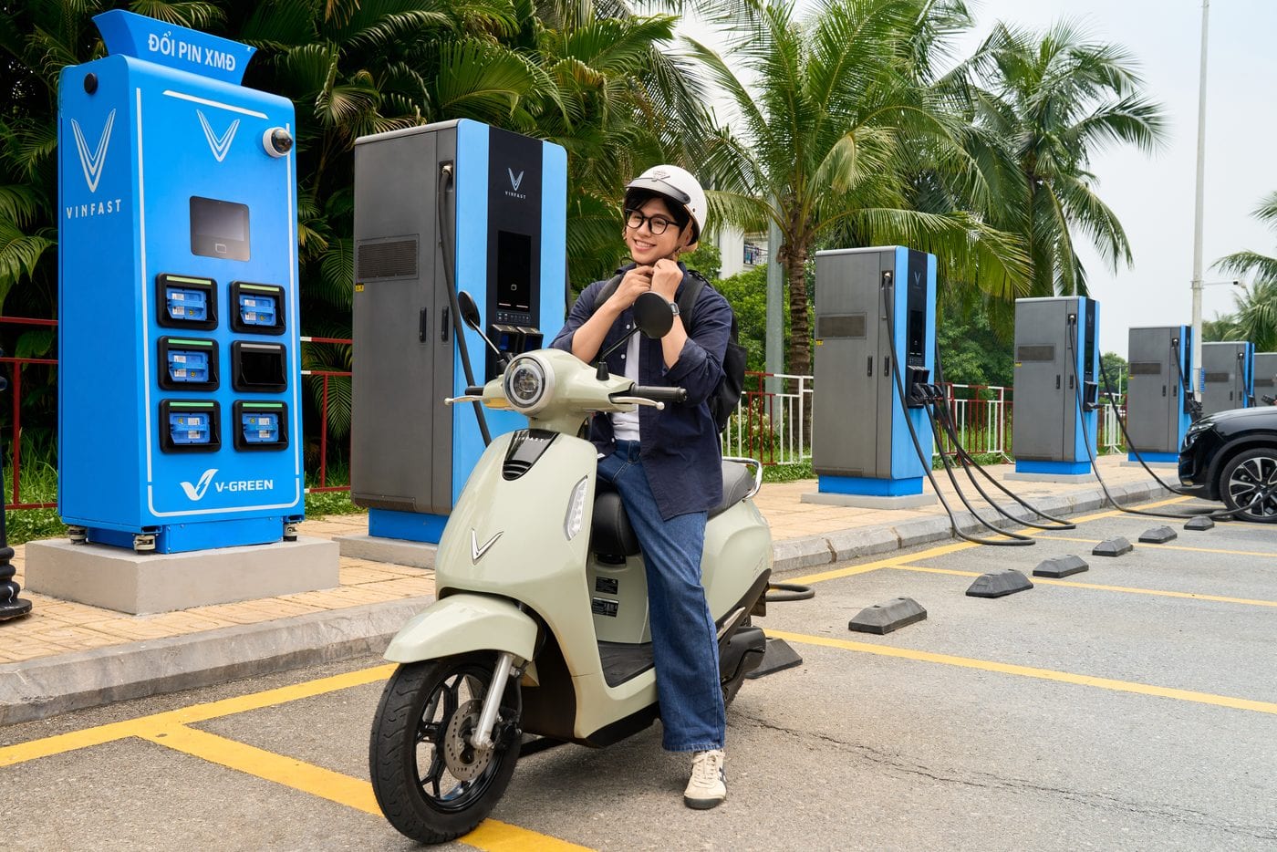 Thuê pin xe máy điện linh hoạt