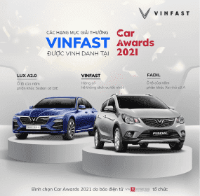 VinFast Fadil và VinFast Lux A2.0 lần lượt được bình chọn là “Ô tô của năm” phân khúc xe nhỏ cỡ A và sedan cỡ  D-E trong khuôn khổ lễ trao giải  Car Awards 2021 do VnExpress-Xe  tổ chức.