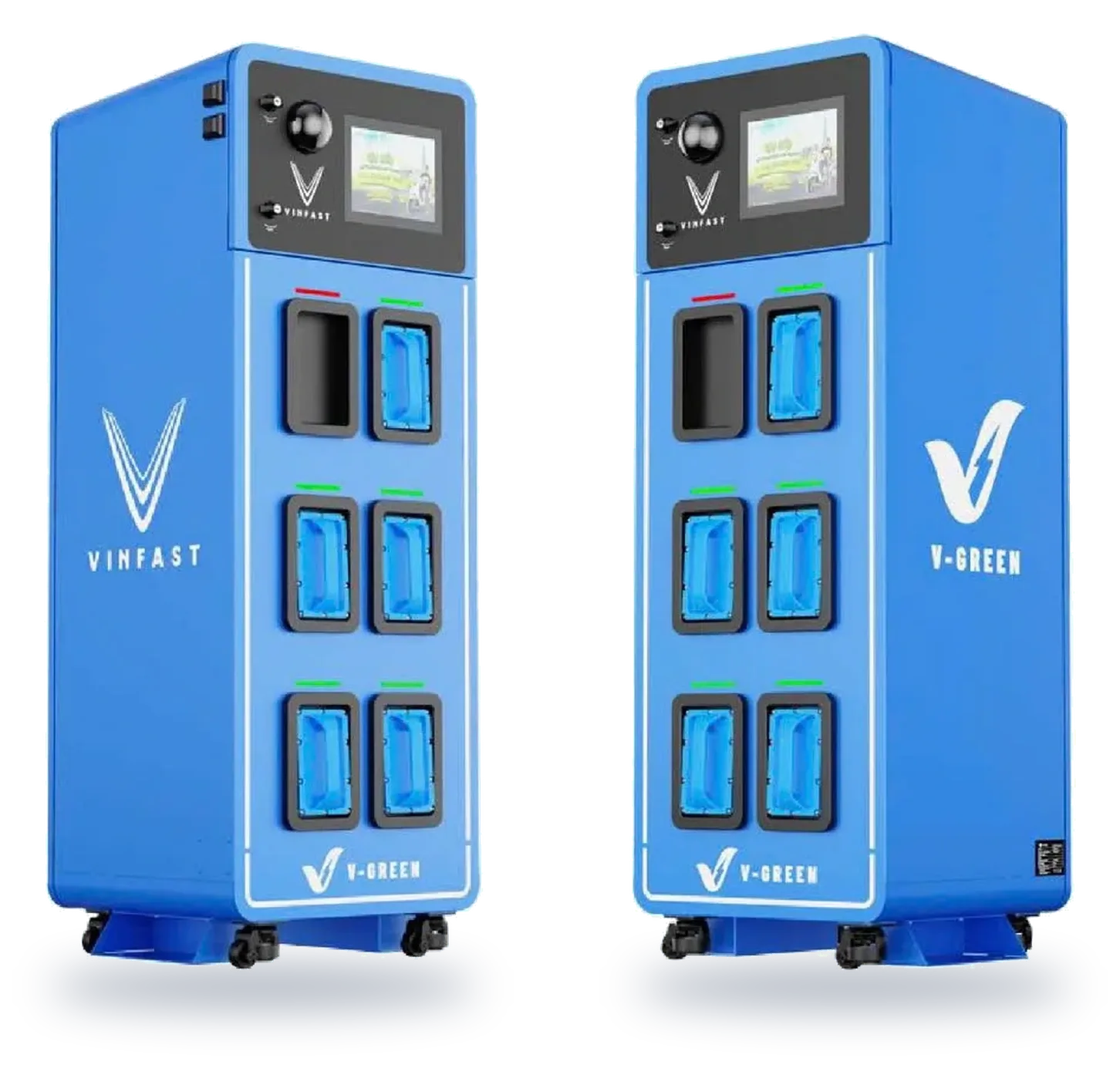 Tủ đổi pin xe máy điện – 6 khoang pin